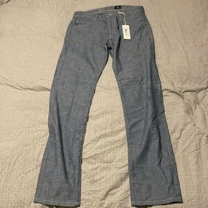 NWT Adriano Goldschmied men’s blue linen pant 31x32